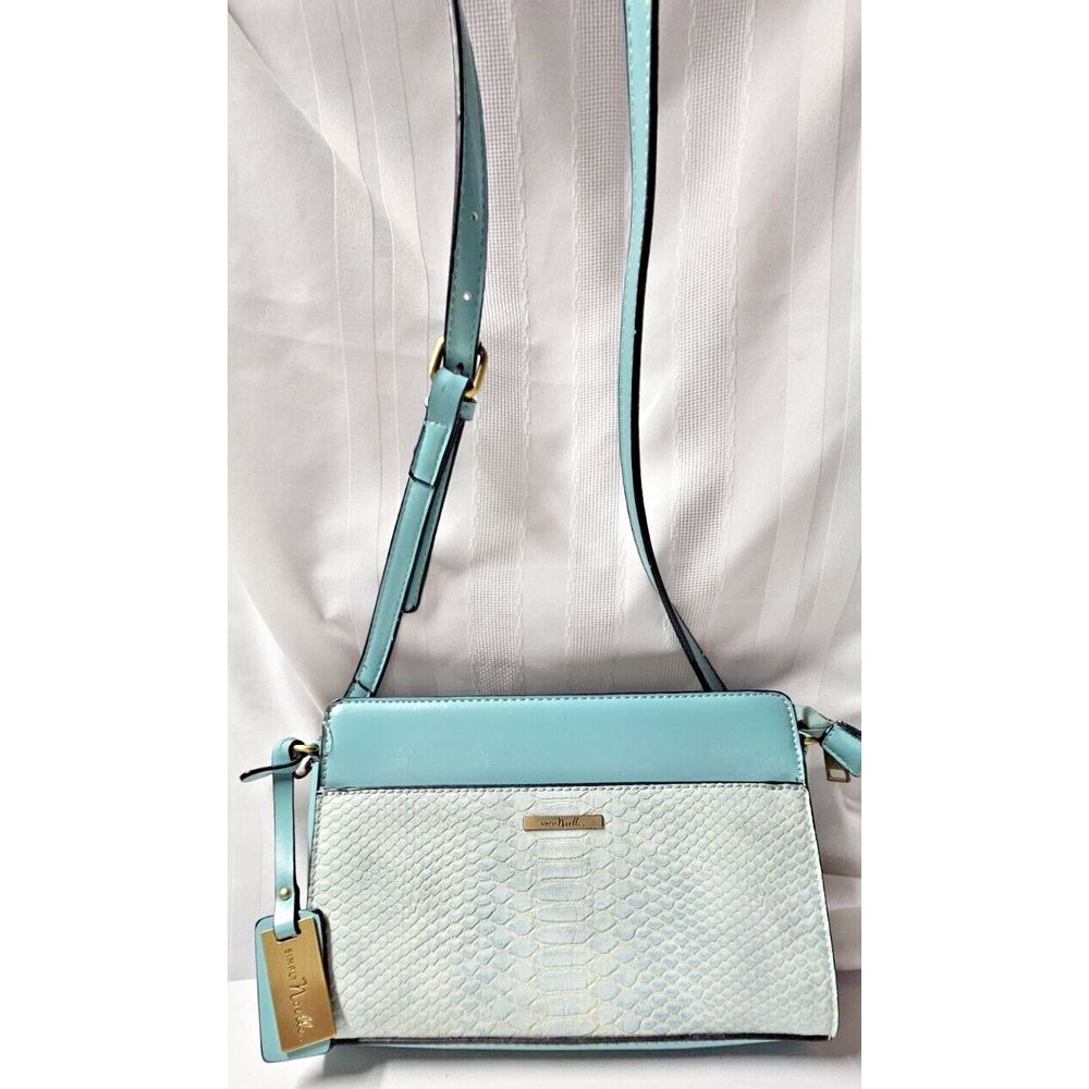 SIMPLY NOELLE box bag blue crossbody‎ purse